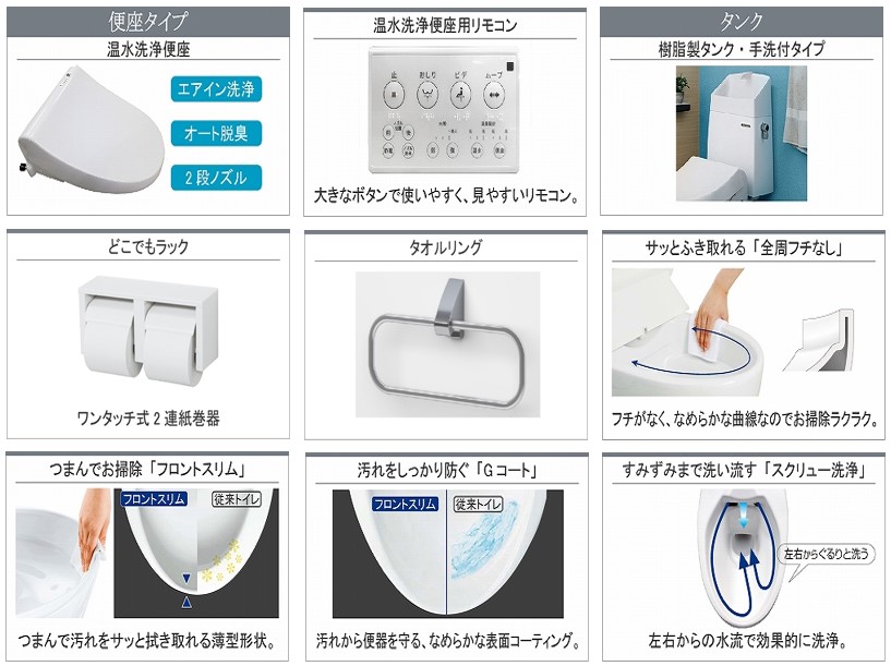 トイレ標準仕様