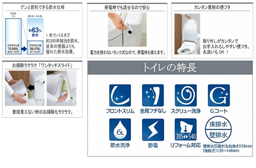 トイレ標準仕様